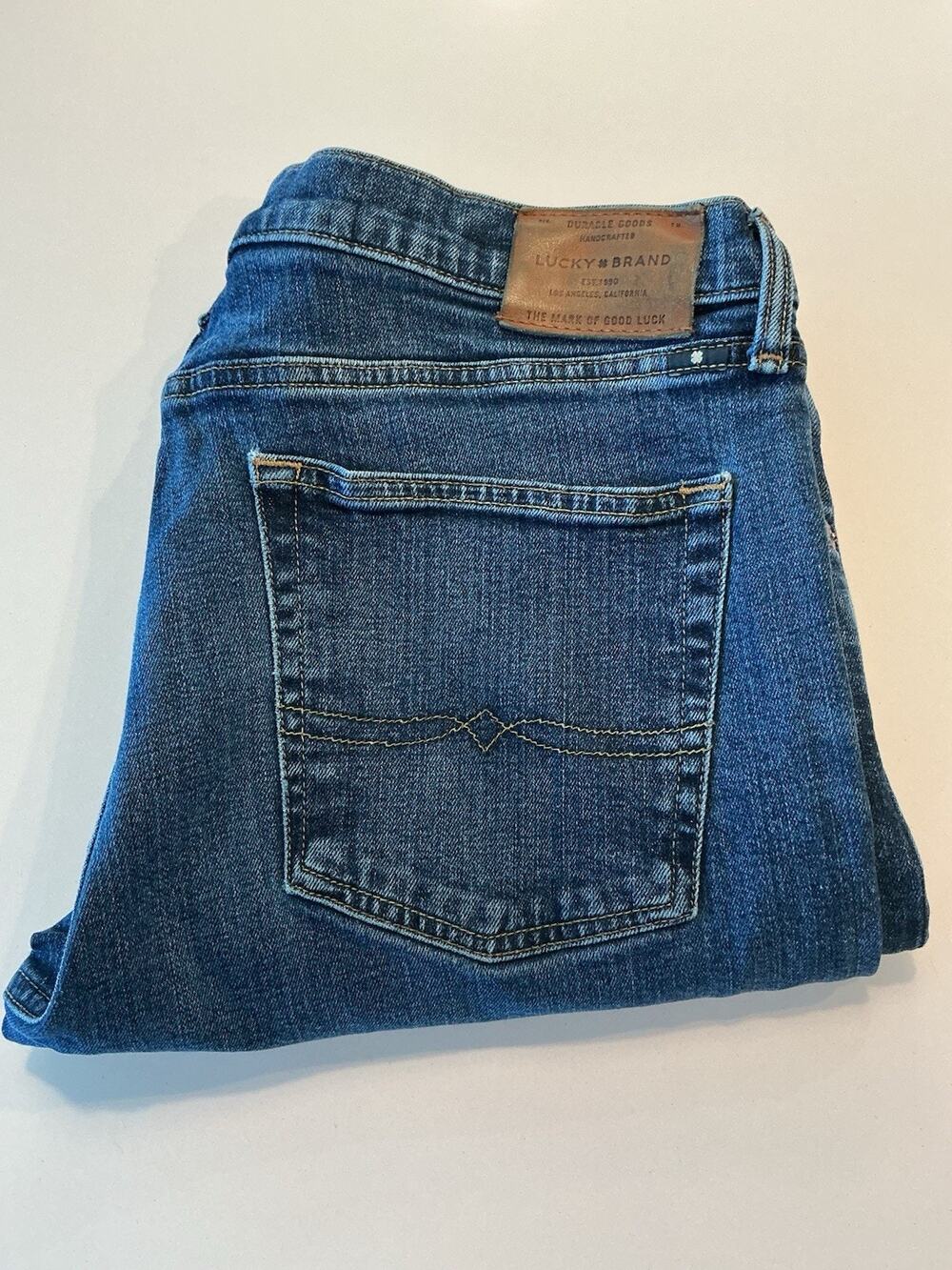 Lucky Brand Men’s 221 Straight Blue Jeans Size 36/30